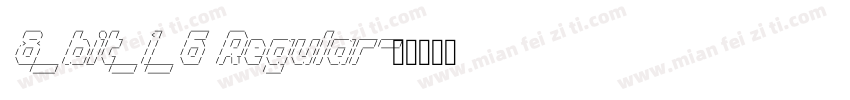 8_bit_1_6 Regular字体转换
